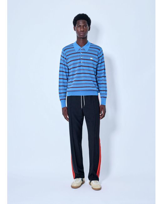 Wales Bonner Blue Energy Trousers for men