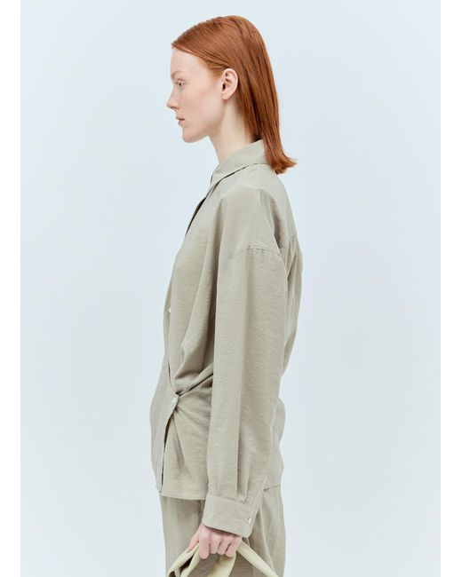 Lemaire Natural Twisted Shirt