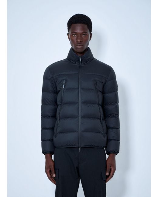 Moncler Blue Dalalven Short Down Jacket for men