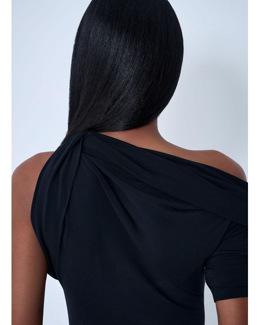 Jacquemus Blue La Mini Robe Drapeado