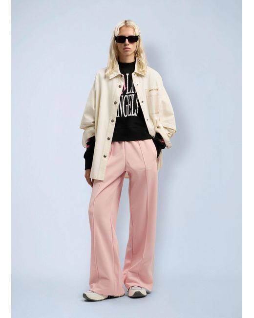 Palm Angels Pink Classic Logo Tonal Track Pants