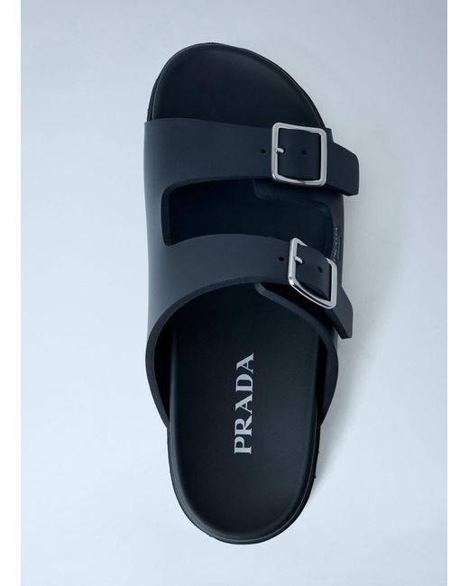 Prada Multicolor Rubber Slides