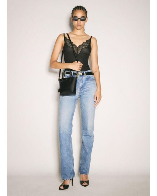 Saint Laurent Black Mini Toy Shopping Handbag