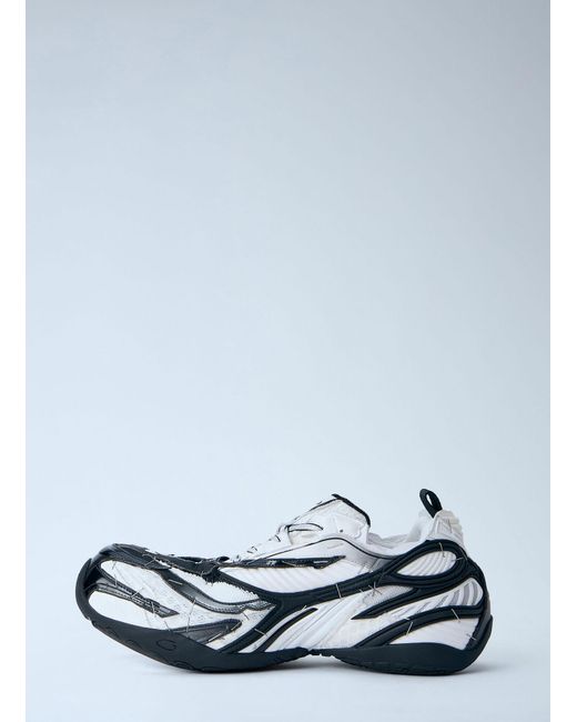 Balenciaga White Soleless Sneakers for men