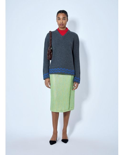 Marni Blue Roundneck Sweater