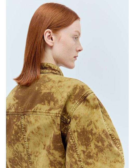 Lemaire Brown Balloon Sleeve Jacket