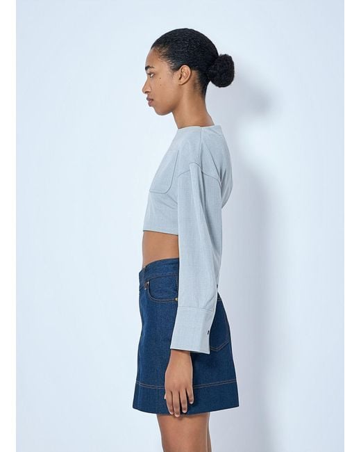 Jacquemus Blue Le Haut Casaco Top
