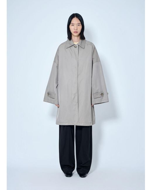 Totême White Car Coat