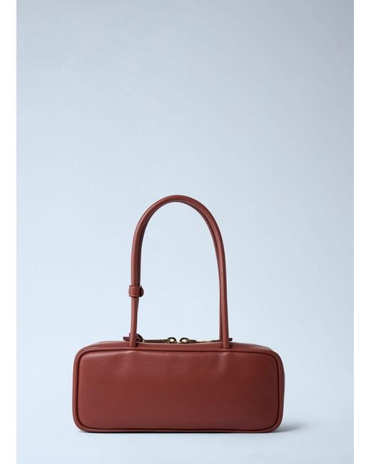 Miu Miu Red Beau Leather Handbag