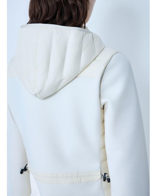 Moncler Blue Hooded Puffer Jacket