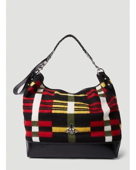Vivienne Westwood Nancy Hobo Shoulder Bag in Red | Lyst