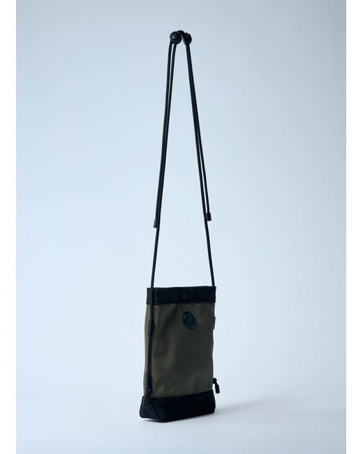 Moncler Blue Crossbody Phone Case Pouch for men