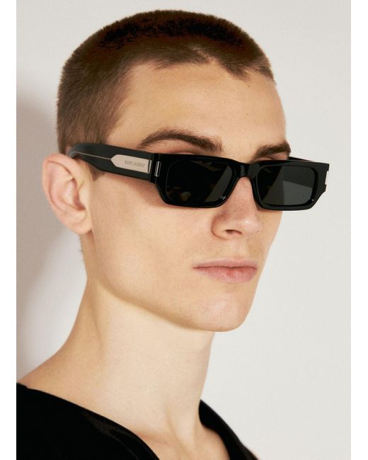 Saint Laurent Black Sl 660 Sunglasses for men
