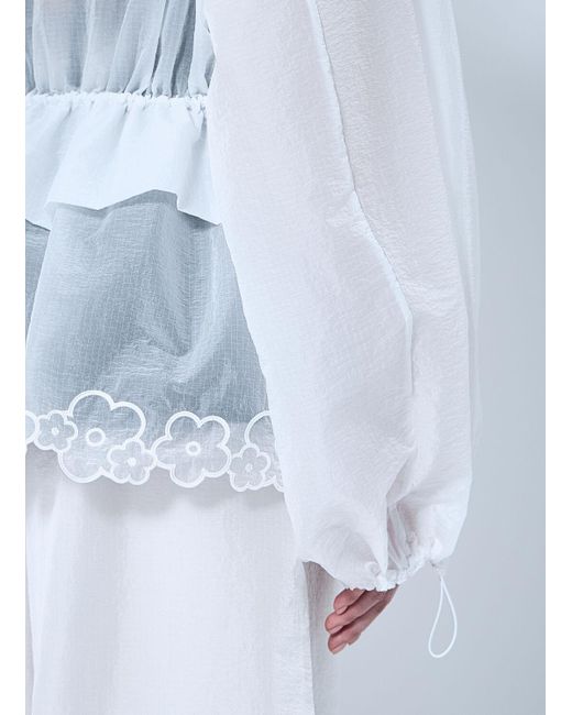 Cecilie Bahnsen Arlo Jacket in White | Lyst