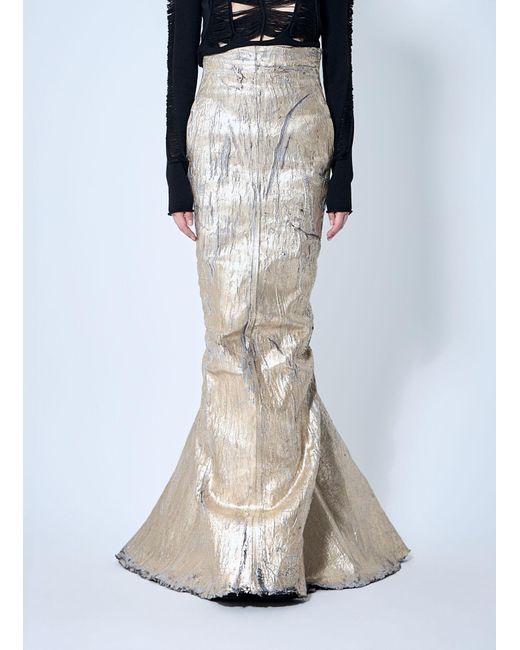 Rick Owens Multicolor Lido Maxi Skirt