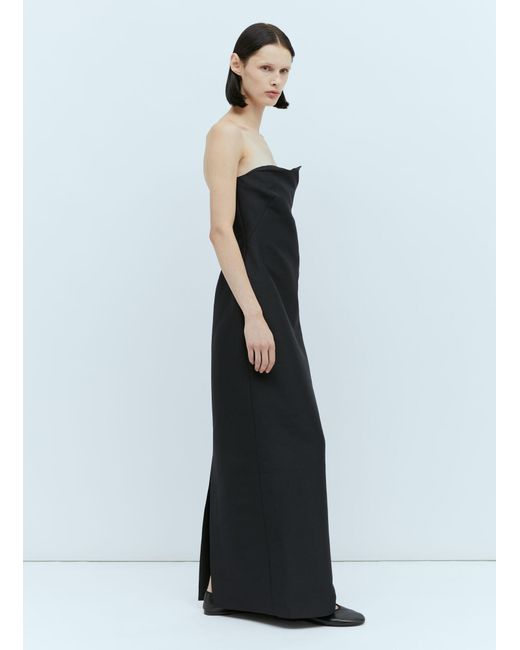 The Row White Bardon Dress