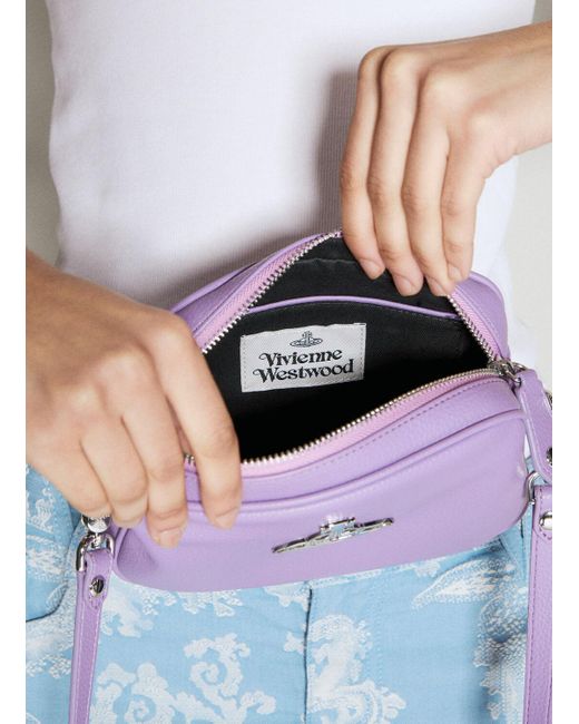 Vivienne Westwood Purple Anna Camera Bag
