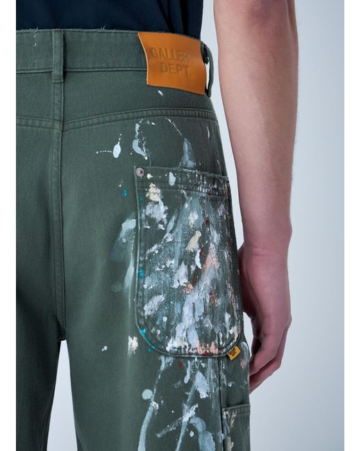 GALLERY DEPT. Blue Platoon Painter Shorts for men