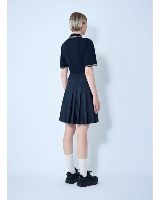 Moncler Blue Piquet Polo Shirt Dress