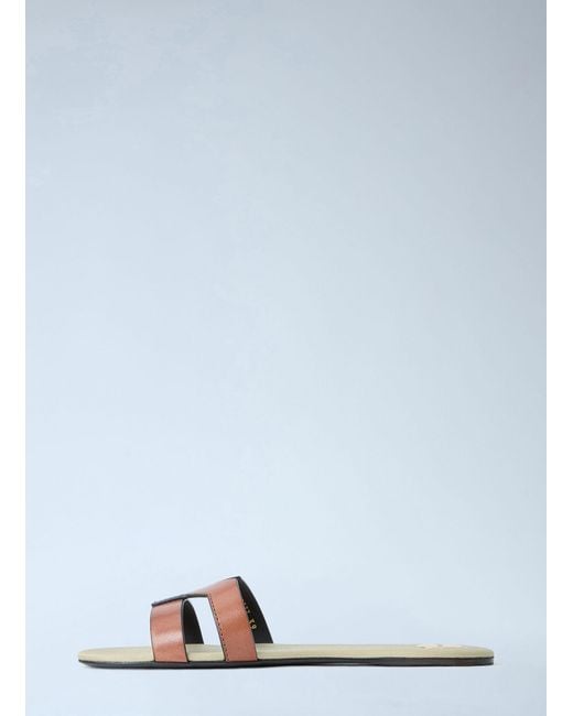 Saint Laurent Blue Mabrouka Slides