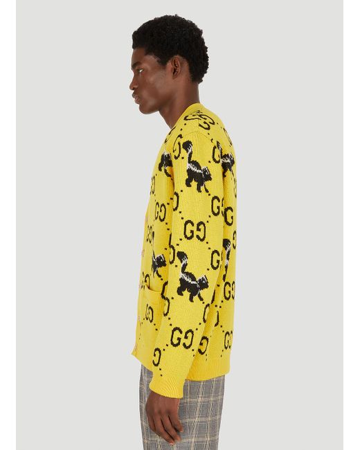 Gucci yellow sweater sale