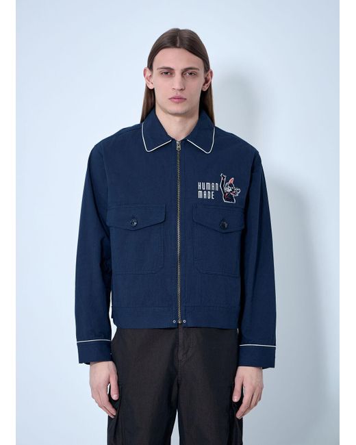 Human Made Blue Drizzler Jacket for men