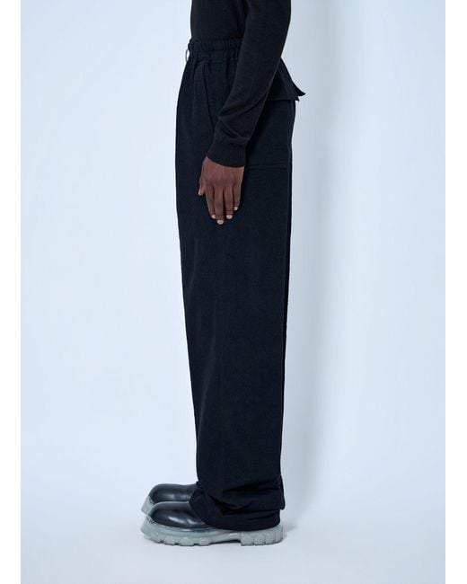 Rick Owens Blue Dietrich Drawstring Pants for men