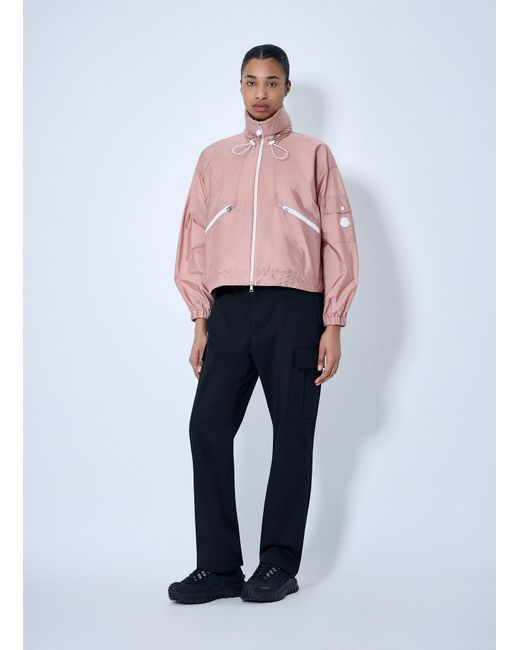 Moncler Pink Marmacy Hooded Rain Jacket