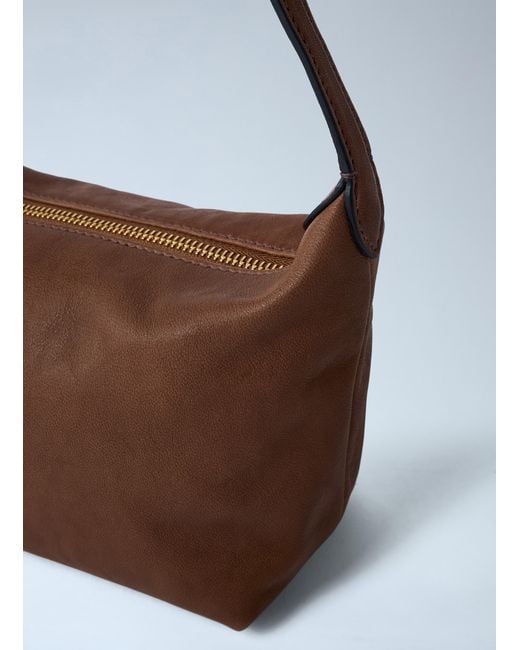 Miu Miu White Leather Logo Motif Shoulder Bag