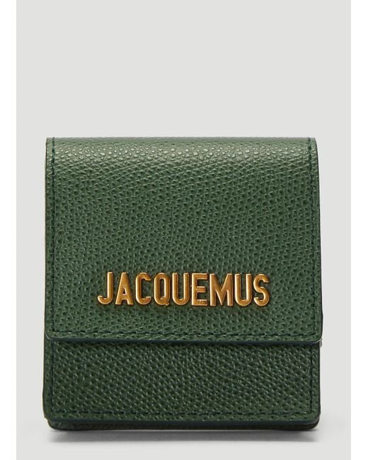Jacquemus Green Le Sac Bracelet Grained Leather Bag