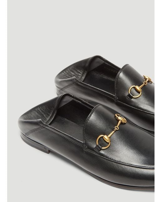 Gucci Gray Brixton Loafers