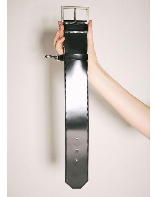 Prada Green Leather Buckle Wrist Strap Accessory