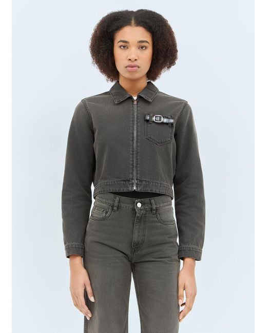 Coperni Gray Workwear Denim Jacket