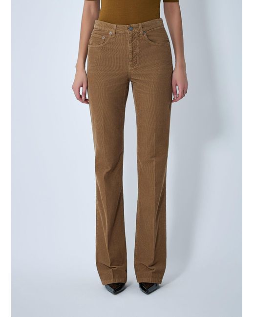 Saint Laurent Brown Clyde Corduroy Pants