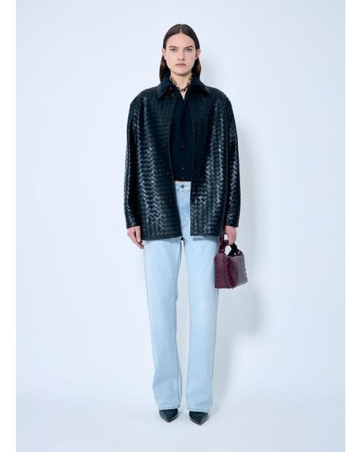 Bottega Veneta Blue Extra Bleach Dirty Denim Jeans