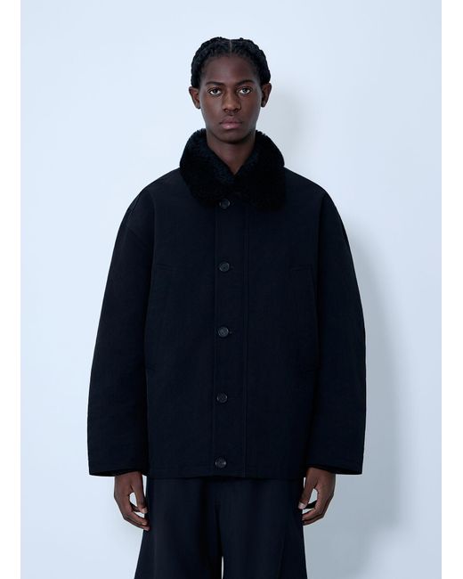Acne Blue Logo Patch Jacket for men
