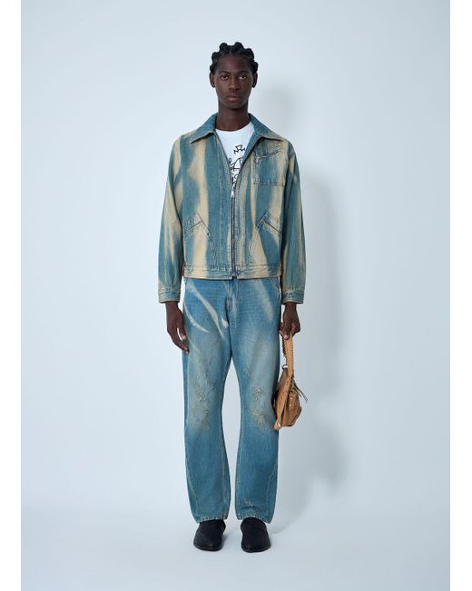 Vivienne Westwood Blue Piranha Jacket for men