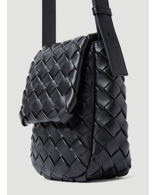 Bottega Cobble Crossbody Bag in White for Men Lyst