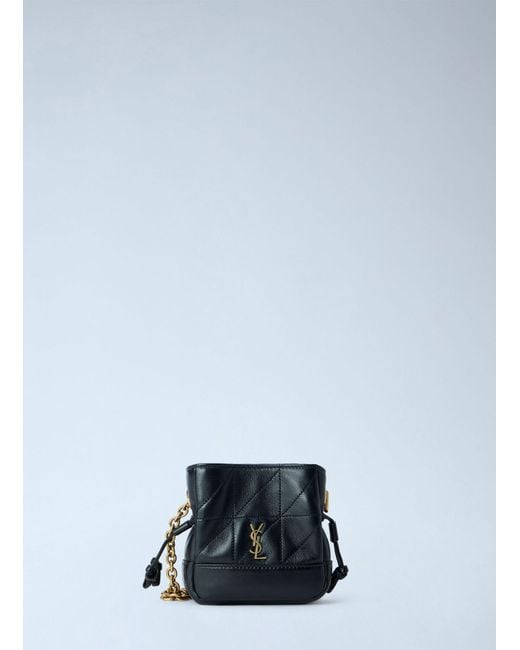 Saint Laurent Black Jamie Chain Belt Bag