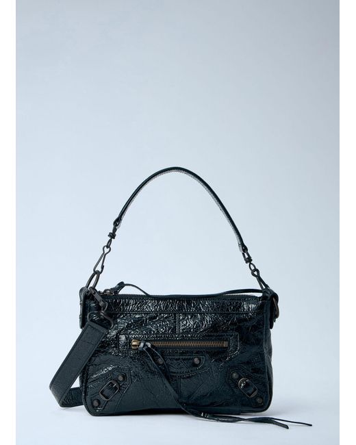 Balenciaga Blue Le City Moto Mini Bag