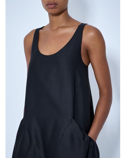 Dries Van Noten Blue Drazero Wool And Silk-Blend Maxi Dress