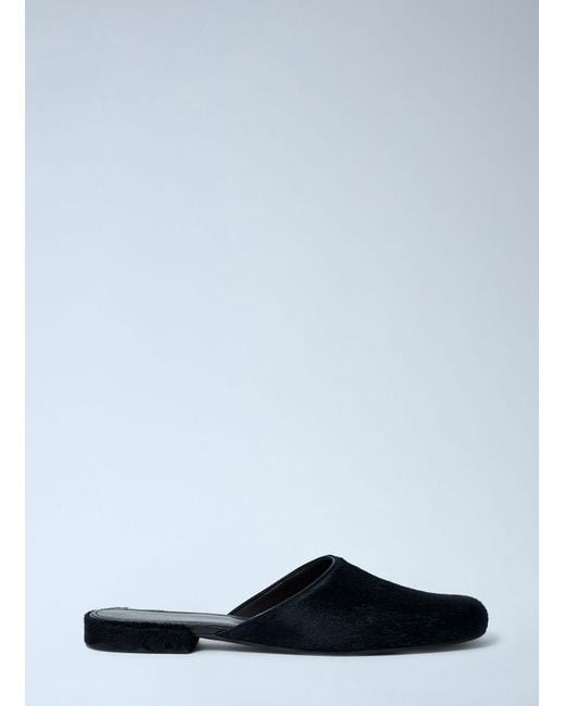 The Row Black Penelope Mules