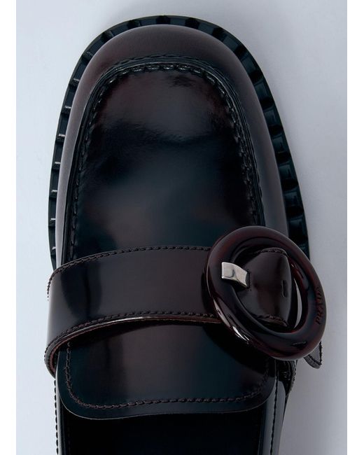 Prada Black Sienna Loafers