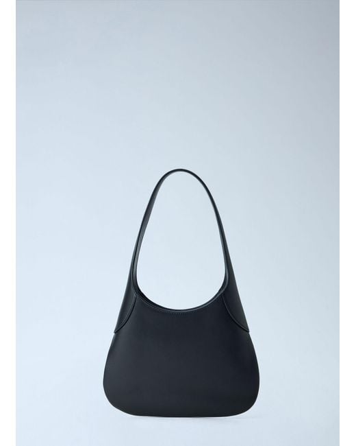 Khaite Blue Small Joan Leather Hobo Bag