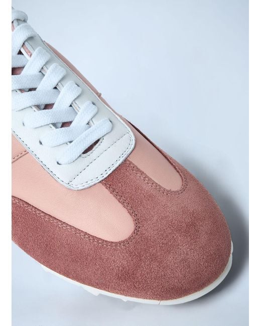 Marni White Softy Soccer Leather Sneakers
