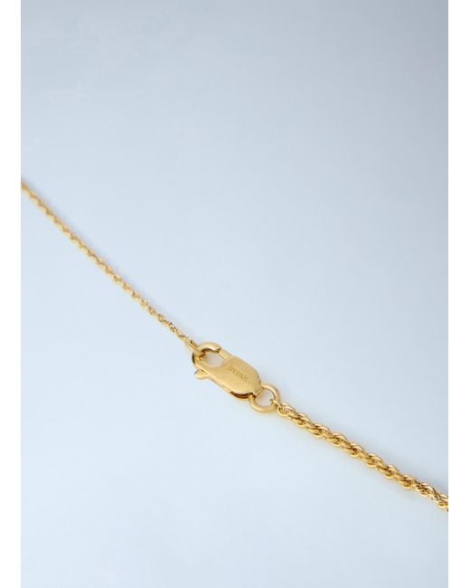 Totême Blue Medium Onyx Drop Necklace