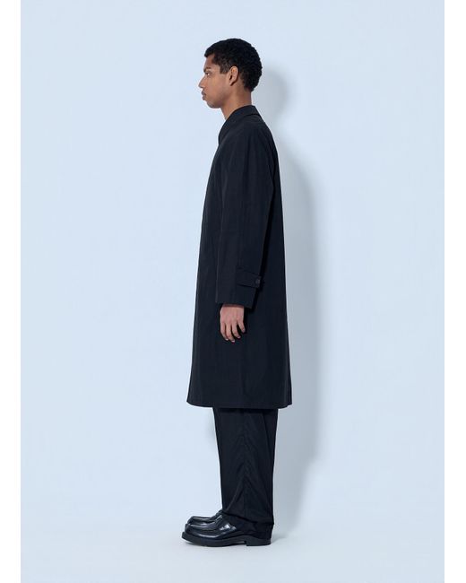 Prada Blue Classic Single-Breasted Coat for men