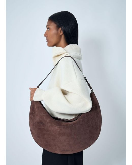 Jacquemus Brown Le Calisso Round Shoulder Bag