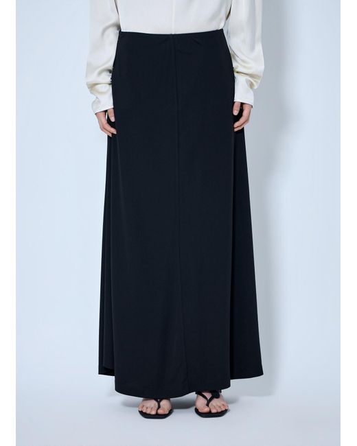 Totême Blue Flared Jersey Skirt
