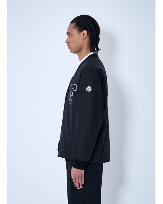 Moncler X Fragment Hiroshi Fujiwara Blue Anise Bomber Jacket for men